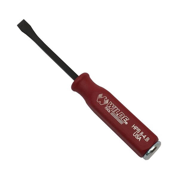 Wilde 8" HARD CAP PRY BAR w/HANDLE -BULK HPB 8-4.B/MP HC - main